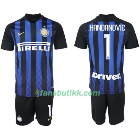 Fotballdrakt Inter Milan HANDANOVIC 1 Barn Hjemmetrøye 2018-2019 Kortermet